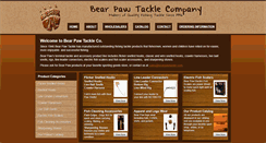 Desktop Screenshot of bearpawtackle.com